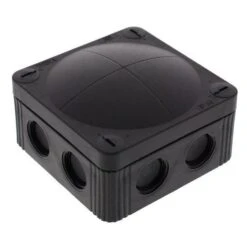 Wiska COMBI 308/Empty Junction Box Black - 10060581