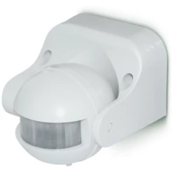 Luceco Guardian Interior IP44 Wall Mounted Tilt Day & Night PIR Motion Sensor - White - LGIP44WTW