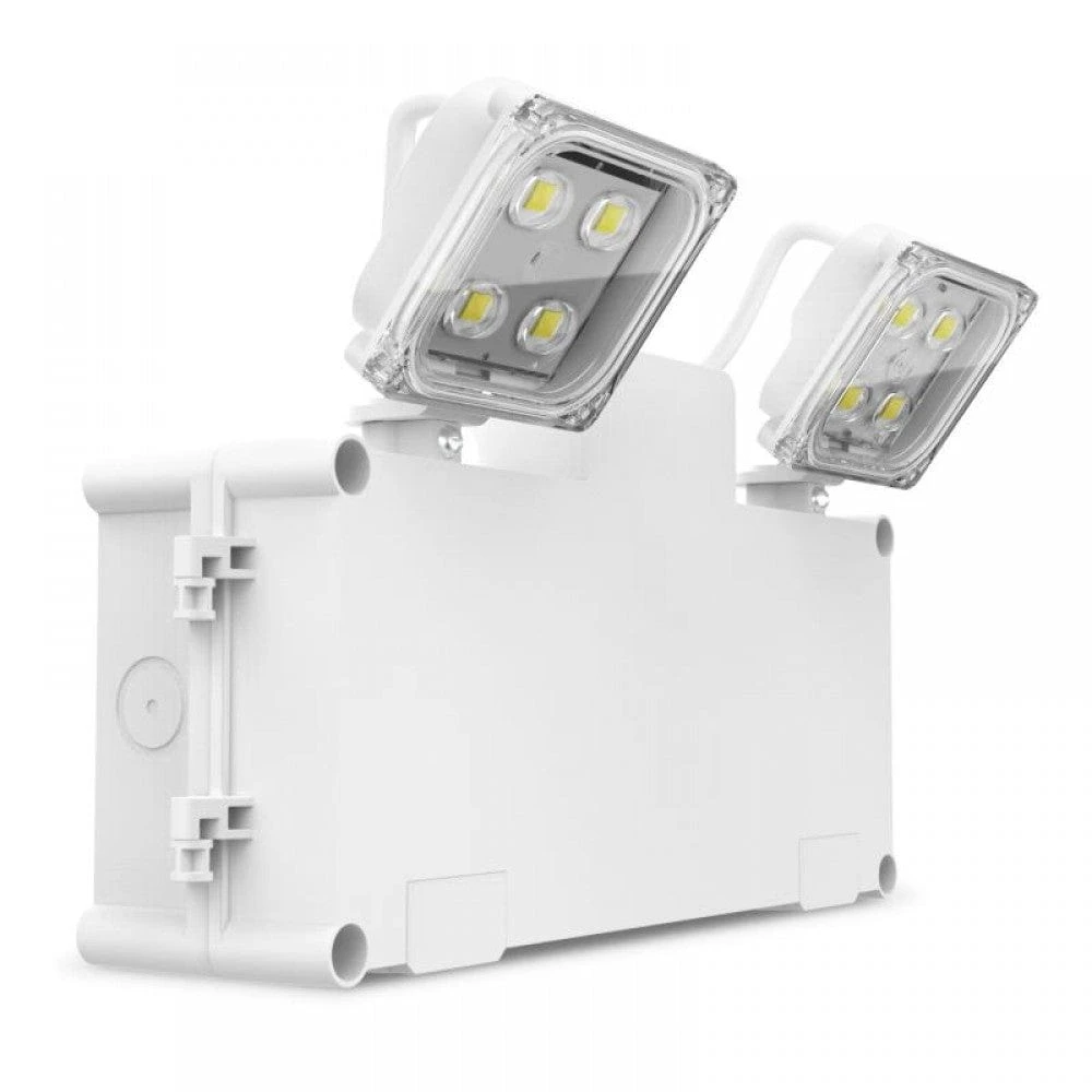Kosnic Orda 3W Twin-Spot Emergency IP65 Non-maintained Self-test White - KEML03TS3/S-WHT 3 Kosnic Orda 3W Twin-Spot Emergency IP65 Non-maintained Self-test White - KEML03TS3/S-WHT