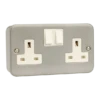 Click Scolmore Essentials Metal Clad 2 Gang Double Pole 13A Switched Socket - CL036 -Led Lighting Shop 1 252F7 252Ff 252Fa 252F17fa79d1c7af93e4acafb28181cba1db98e6f26d CL036 599