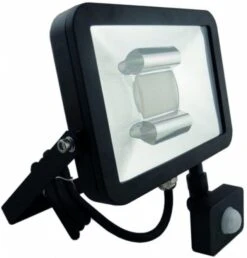 Deltech 10W PIR LED Floodlight - Warm White - PIRA10WW