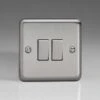 Varilight Classic 2 Gang Rocker Switch With Decorative Insert (Double XS2D) - Matt Chrome - XS2D -Led Lighting Shop 2 252F1 252Fe 252Ff 252F21efc1d444cd312376744f67840a0e01c80b5c4d XS2D