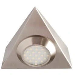 Robus PRISM LED 2W Triangular Cabinet Light, Mains Voltage - Warm White Integrated Luminaire - R3011LED240WW-13
