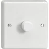 Varilight Classic 1x400W 1 Gang 2 Way Dimmer Knob (Single HQ3W) - White