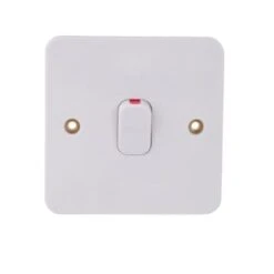Schneider® Schneider LWM 1G 20AX Double Pole Switch White - GGBL2010