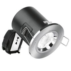 Aurora EFD 240V GU10 Downlight - Polished Chrome - EN-FD101PC