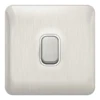 Schneider® Schneider LSD 10AX 1G 2W Switch White Insert - Stainless Steel - GGBL1012WSS -Led Lighting Shop 3 252Fb 252F6 252Ff 252F3b6fae612b56b4111781f206bedc63152b3a8f44 GGBL1012WSS Face 4000x4000 8e07954a e54f 4b9e b81e e222decc35e3