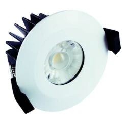 Integral Low-Profile Fire Rated Downlight 70-75Mm Cutout Ip65 430Lm 6W 3000K 38 Beam Dimmable 72Lm/W White - ILDLFR70B001