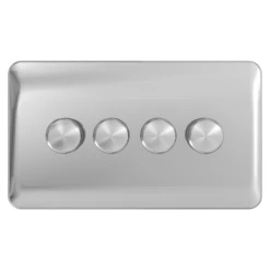 Schneider® Schneider LSD Dimmer Switch 4G 2W 250W Polished Chrome - GGBL6042CPCS