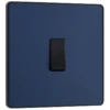 BG Evolve Matt Blue Single Light Switch 20A 16AX 2 Way - PCDDB12B