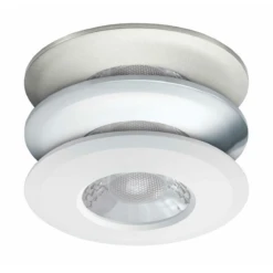 JCC V50 Fire-rated LED Downlight 7.5W 650lm IP65 3 Bezels - JC1001/3B
