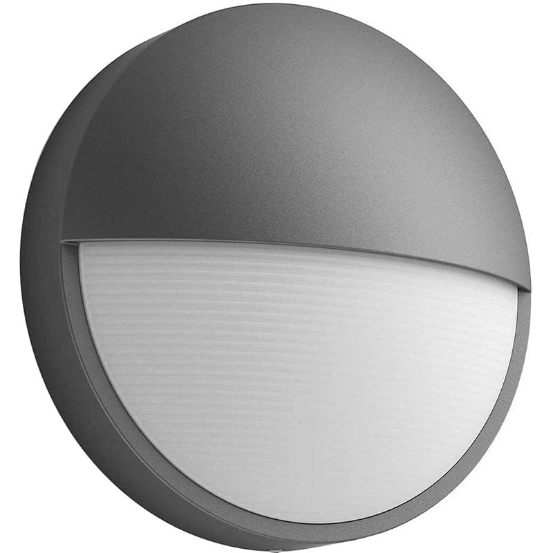 Philips Capricorn 6W Round Integrated LED Outdoor Wall Light Grey - Warm White - 915005192801 3 Philips Capricorn 6W Round Integrated LED Outdoor Wall Light Grey - Warm White - 915005192801