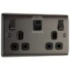 BG Nexus Metal Black Nickel Double Socket With USB 30W Type A & Type C USB - Black Insert - NBN22UAC30B -Led Lighting Shop 4 252Fe 252F8 252Ff 252F4e8f836cb363e14e53824ebc21eaae7c1125b9fc NBN22UAC30B 9ab365ee 7895 4cac aa9d 90a61dedd663