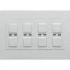 LightwaveRF 230V 4 Gang Master Dimmer - White - JSJSLW440WH -Led Lighting Shop 4 252Ff 252F5 252F8 252F4f586acd53b2b972db737cce4ed21ede638d2057 JSJSLW440WH