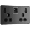 BG Evolve Black Chrome Double Switched 13A Power Socket + USB C 30W + USB A (2.1A) - PCDBC22UAC30B -Led Lighting Shop 4d13858a 4f3b 40cf aea5 aa47ab05f8b5 768 1024 1 VIEWPORT DESKTOP ProductImage
