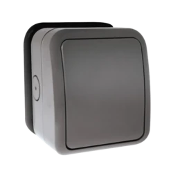 Click Scolmore Aquip Weatherproof Single 1 Gang Switch Enclosure (Unfurnished) IP66 - OA401AGU