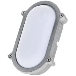 Timeguard 9W 530lm Oval LED Energy Saver Bulkhead Light - Daylight - LEDBHO9W