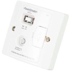 Greenbrook PowerBreaker RCD FSU White 13A Pas - H92-WP