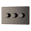 BG Screwless Flatplate Black Nickel Triple Intelligent Led Dimmer Switch, 2-Way Push On/Off - FBN83 -Led Lighting Shop 5f4f8846 a27b 4661 9d10 3d2dd7d053e3 768 1024 1 VIEWPORT DESKTOP ProductImage