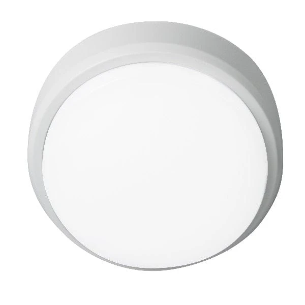 Robus Ohio White/Black Trim 8W Circular Bulkhead - Warm White 3 Robus Ohio White/Black Trim 8W Circular Bulkhead - Warm White