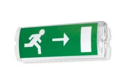 JCC 7W Maintained Self-test Exit Bulkhead IP65 With 4 Legends - JC50313