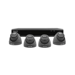 ESP Rekor HD 8CH 1080P HD 2TB 4 Grey Dome Camera Kit - RHD8KD4G2TB