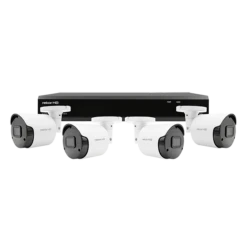 ESP Rekor 4 Channel HD 1TB CCTV System With 4 Bullet Cameras White - RHD4KB4W1TB