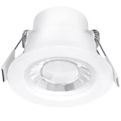 Aurora 8W Fixed Dimmable Integrated Downlight IP44 Cool White - EN-DDL10160/40