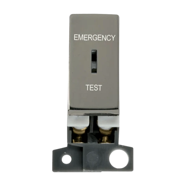 Click Scolmore MiniGrid Double-Pole Key Switch Ingot Emergency Test Black Nickel - MD029BN 3 Click Scolmore MiniGrid Double-Pole Key Switch Ingot Emergency Test Black Nickel - MD029BN