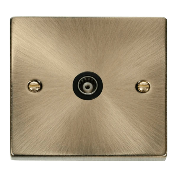 Click Scolmore Deco 1 Gang Isolated Co-Axial Socket - VPAB158BK 3 Click Scolmore Deco 1 Gang Isolated Co-Axial Socket - VPAB158BK