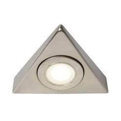 Forum Faro 1.5W CCT Triangle Under-Cabinet Light - Satin Nickel - CUL-35861