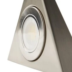 Forum Faro 1.5W CCT Triangle Under-Cabinet Light - Satin Nickel - CUL-35861 -Led Lighting Shop CUL 35861 3