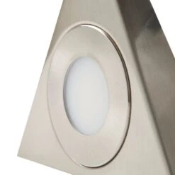 Forum Ayla 3W CCT Triangle Under-Cabinet Light - Satin Nickel - CUL-35865 -Led Lighting Shop CUL 35865 3