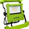 Luceco Foldable Compact Worklight With 13A Power Socket 30W 2400Lm 5000K - EFLDS30B50UK -Led Lighting Shop EFLDS30B50UK 01 0101 LA OFF