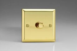 Varilight 1-Gang 2-Way Push-On/Off Rotary LED Dimmer 1 X 0-120W - JVP401