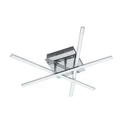 EGLO Lasana 1 Chrome LED Wall-Ceiling Light 18W Warm White - 95567