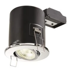 Collingwood Fire Rated Downlight, Adjustable, IP20, Polished Chrome - CWFRC009