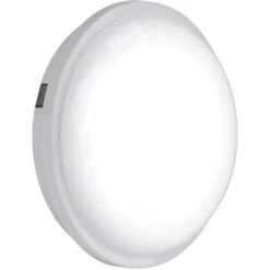 Aurora 240V 20W IP65 Polycarbonate Round LED Bulkhead White 4000K