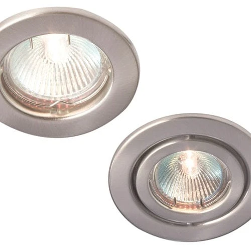 Robus RIDA 50W IP20 GU10 Pressed Steel Directional Downlight Brushed Chrome - R208PS-13 4 Robus RIDA 50W IP20 GU10 Pressed Steel Directional Downlight Brushed Chrome - R208PS-13 - Image 2