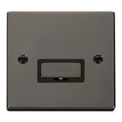 Click Scolmore Deco Ingot 13A Fused Spur Unit - VPBN750BK