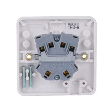 Schneider® Schneider LWM 1G 20AX Double Pole Switch White - GGBL2010 4 Schneider® Schneider LWM 1G 20AX Double Pole Switch White - GGBL2010 - Image 2
