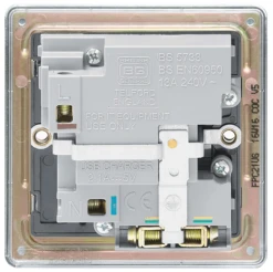BG Screwless Flatplate Polished Chrome Single Switched 13A Power Socket With Usb Charging - 2X Usb Sockets (2.1A) - Grey Insert -Led Lighting Shop c0ebd398 04e4 44e6 97df a77616aedeaa 768 1024 1 VIEWPORT DESKTOP ProductImage