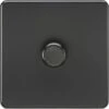 Knightsbridge Screwless 1G 2-way 10-200W (5-150W LED) Trailing Edge Dimmer - Matt Black - SF2181MBB -Led Lighting Shop c 252F1 252Fd 252F6 252Fc1d61e87c891689aa85b53e73bac9d67dc63b3f3 SF2181MBB 885ececd 20db 4a23 8419 72a354376e2f