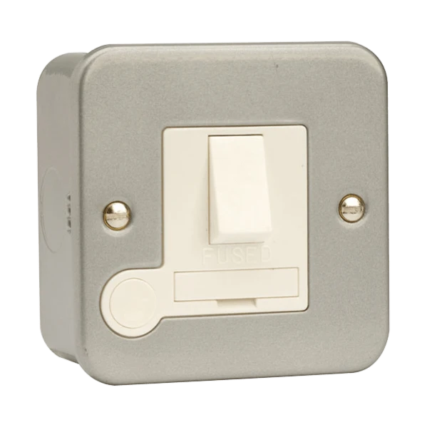 Click Scolmore Essentials Metal Clad 13A Fused Spur Switched Connection Unit - CL051 3 Click Scolmore Essentials Metal Clad 13A Fused Spur Switched Connection Unit - CL051