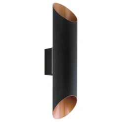 EGLO Agolada Black Copper Outdoor LED Wall Light 2x3.7W Warm White IP44 - 94804