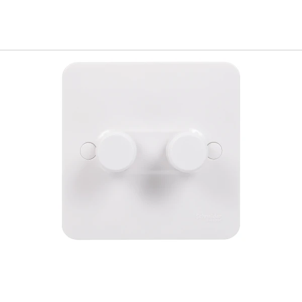 Schneider® Schneider LWM 2G 2W Universal 250W/VA Dimmer - White - GGBL6022CS