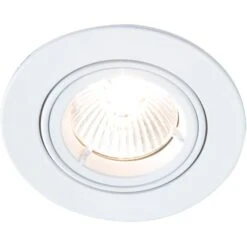 Robus GU/GZ10 Adjustable Fire Rated IP20 Non-Integrated Downlight Brass - RF208-02