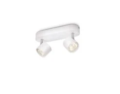Philips StarBar/Tube 4W LED 2x Wall/Ceiling Spotlight Bar White - Warm White - 562423116