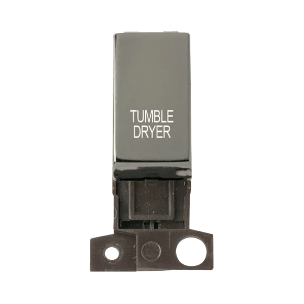 Click Scolmore MiniGrid 13A Double-Pole Ingot Tumble Dryer Switch Black Nickel - MD018BN-TD 3 Click Scolmore MiniGrid 13A Double-Pole Ingot Tumble Dryer Switch Black Nickel - MD018BN-TD