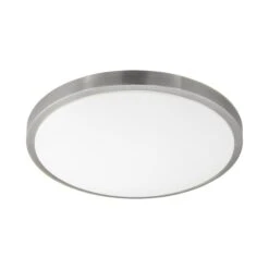 EGLO Competa 1 Satin Nickel LED Wall-Ceiling Light 24W Warm White - 96034